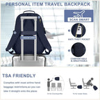 Focdod Laptop Backpack for Women Bookbag: 15.6 inch Work Backpacks with Pouch Pocket for Large Capacity Cup & USB Charger College Book Bag Travel Business Nurse Teacher Bookbags Anti-theft Back Pack
