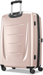 Samsonite Winfield 2 Hardside Expandable Luggage with Spinner Wheels, Artic Pink, Checked-Large 28-Inch