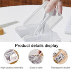 11 Case Cable Storage Box with Cable Straps and Label Stickers, Cord Organizer for Charging Cables, USB Wires, Earphones – Travel Cable Holder for Desk Drawer Organization (11 Cases + 11 Cable Straps)