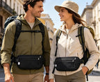 Money Belt Passport Holder for Women Men - Secure Hidden Travel Wallet Fanny Pack with RFID Blocking