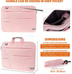KINGSLONG Laptop Bag, Laptop Case Sleeve with strap, Laptop Case Bag Lightweight Slim Computer Bag Notebook Carrying Cover