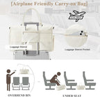 HYC00 Travel Duffel Bag,Carry-on Overnight Weekender Bags for Women,Sports Tote Gym Bag with Wet Pocket