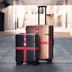 Hero Luggage Straps for Suitcases and Carry-On (2-Pack) Heavy-Duty Secure Belts with 700+ lbs. Max Force Tension (Pink)