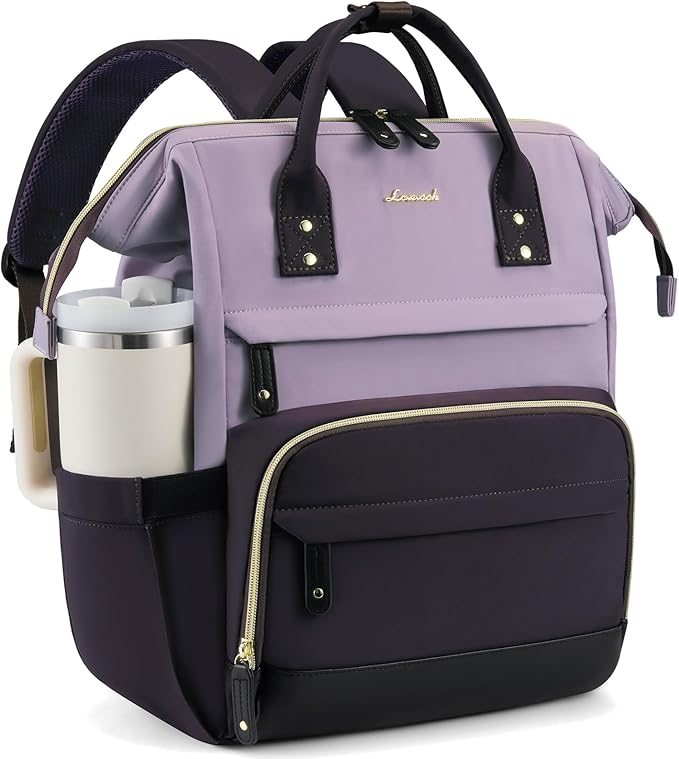 LOVEVOOK Laptop Backpack for Women, 15.6 Inch Work Business Backpacks Purse With Large Capacity