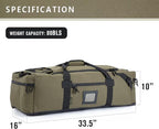 86l Large Duffel Bag For Travel, Gym & Sports - Water Repellent Polyester, Hidden Straps, Shoe Compartment - Perfect Luggage Duffle Bag Or Backpack For Men & Women