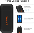 18650 Battery Charger Portable 2 in 1 USB C Universal Lithium Battery Charger Dual Slot LED Indicator for 3.7V/3.6V Li-ion Rechargeable Battery (Battery Not Included)