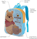 Disney Winnie the Pooh Backpack for Kids - Cute & Durable Kids Backpack for Girls with Padded Straps & Zip Compartment - Ideal Toddler Bookbag for School & Travel - 15”