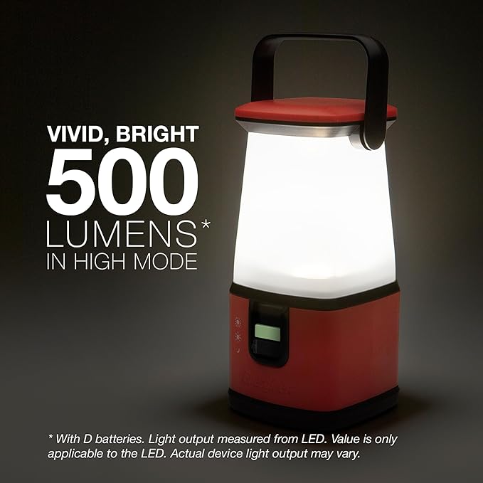 ENERGIZER WeatheReady LED Camping Lantern PRO-360, IPX4 Water Resistant Tent Light, Ultra Bright Battery Powered Lanterns for Camping, Outdoors, Emergency Power Outage