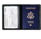 Honmein 2 Pcs Passport holders，Ultra Slim passport wallet，PU Leather Passport Cover Case for Women and Men