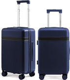 LOVEVOOK Hard Shell Carry On Luggage 22x14x9 Airline Approved with Removable Lining,22 Inch Carry On Suitcase with Spinner Wheel TSA Lock,Lightweight Checked Luggage for Men Women Travel Business Trip