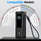 YWXTW Silicone Case for Anker Laptop Power Bank (25,000mAh/165W) - Shockproof Drop-Resistant, Built-in Cable Storage | Non-Slip Grip, Hidden Dust Plug Protective Cover for Anker Power Bank 165w