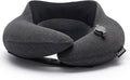 Keemall Inflatable Neck Pillow, Premium Travel Neck Pillow for Airplane Headrest Sleep - 3rd Generation, Double Comfort Plane Pillow for Long Flight