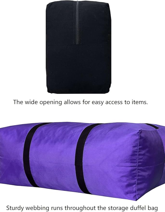Extra Large Duffle Bag for Travel, Big Foldable Storage Bag - Green
