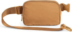 ODODOS Unisex Mini Belt Bag with Adjustable Strap Small Fanny Pack for Workout Running Traveling Hiking, Bronze