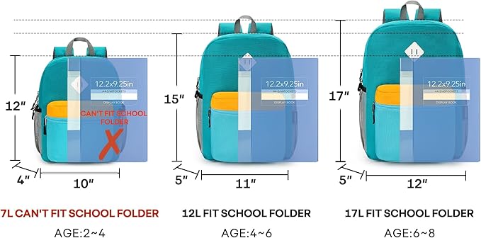 mibasies Kids Backpack for Boys 4-6: Boys Backpacks for Elementary Kindergarten
