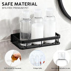 5 Pack 3.4 oz Travel Bottles for Toiletries, TSA Approved Leak Proof Refillable Travel Size Containers, Clear Plastic Shampoo Bottles for Lotion Conditioner
