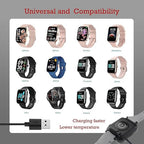 2 Pack Smart Watch Magnetic Charging Cable for IDW28, IDW25, IDW19, TGW01, GTX20, DR03, DR06, DR05 and More Smartwatches - Fast Charging, High Compatibility