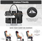 HYC00 Travel Duffel Bag,Carry-on Overnight Weekender Bags for Women,Sports Tote Gym Bag with Wet Pocket