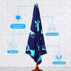 Genovega 2 Packs Oversized Beach Towel Set 36 x 72 in Large Big Pool Camping Swim Clearance Soft Towels Travel Essentials Accessories Must Haves Vacation Adult Necessities Gifts Seashells Clownfish