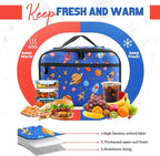Lunch Box Kids, Lunch Bags for Women Men, Insulated Cooler Reusable Cute Lunch Containers for Boy & Girls, Adults Leak Proof Large Lunch Tote Bags for School, Work, Travel, Picnic Outdoor and Beach