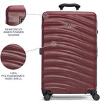 Travelpro Maxlite Air V2 Hardside Expandable Checked Luggage, 8 Spinner Wheels, Lightweight Hard Shell Suitcase, TSA lock, Cabernet, Checked Medium 25-Inch