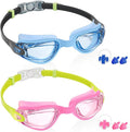 Aegend Swim Goggles for Kids Youth 3-14 Anti-Fog Anti-UV Comfort Fit Goggles for Swimming