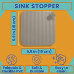 Travel Laundry Detergent Sheets with Universal Sink Stopper – 50-Count Travel Detergent Sheets and Flat Silicone Sink Stopper for Sink Washing in Hotels, Cruises & Camping