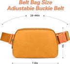 JSJ Mini Fanny Pack for Women & Men,Valentines Day Gifts for Girls Teens Kids Daughter Sister Her,Trendy Stuff Crossbody Bags Cute Everywhere Belt Bags. (Orange)