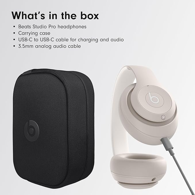 Beats Studio Pro with AppleCare+ for Headphones (2 Years) - Sandstone