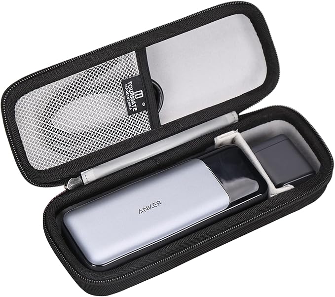 Tourmate Hard Storage Case for Anker 737 Power Bank (PowerCore 24K) / 715 Charger (Nano II 65W) Combo,Travel Case for Prime Power Bank 20,100mAh—27,650mAh（Case Only）(Black Case Only)