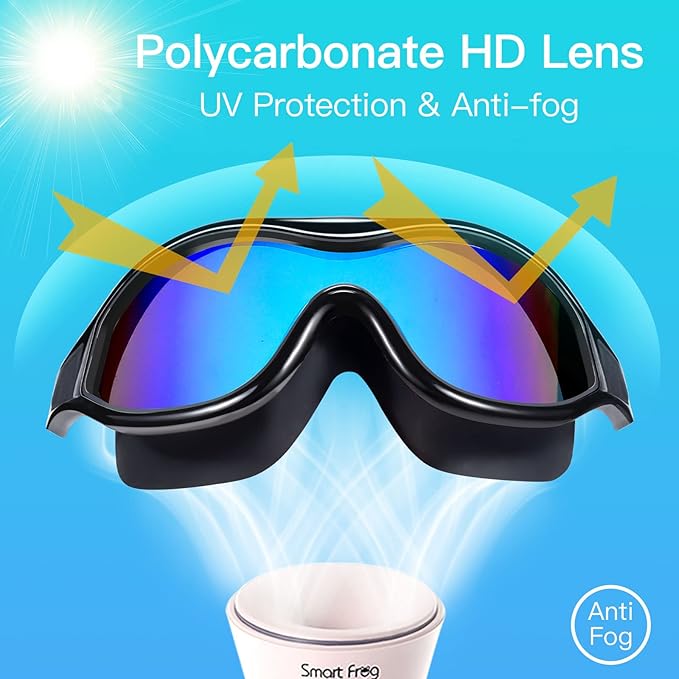 Swim Goggles No Leaking Anti-Fog Pool Goggles Swimming Goggles for Adult Men Women Youth, UV Protection 180° Clear Vision