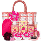 Mothers Day Gifts for Women, Spa kit Unique Birthday Gifts Christmas Gift for Women Teen Girls Tote Bag, 13pc spa gift baskets for girls beauty Bag bath products Home Spa for Daughter, Girlfriend