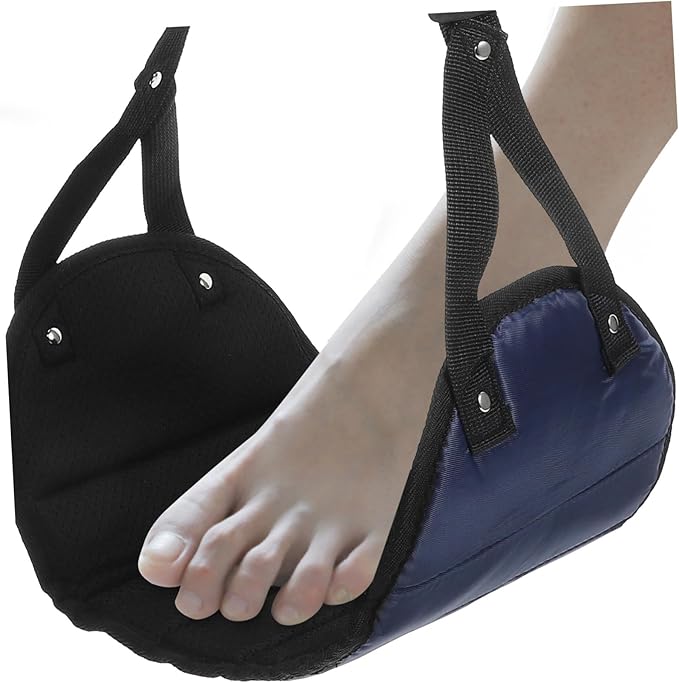 Portable Airplane Foot Hammock Comfort Footrest for Travel Office and Home Use Lightweight Hanging Foot Cushion