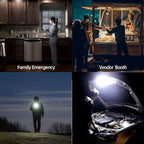 Hanging Camping Tent Light LED Rechargeable Portable Lantern Waterproof Outdoor Camp Lamp with Battery Power for Glamping Indoor Outages Car Repair(Infinite Dimming)