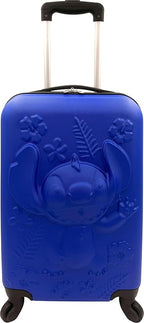 Fast Forward Kids Licensed Hard-Side 21" Spinner Luggage Lightweight Carry-on Suitcase Stitch Embossed