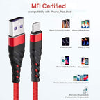 iPhone Charger Cable 3ft for [Apple MFi Certified],(2 Pack) CyvenSmart 3 Foot Lightning Cable Fast Charging Cord 3 Feet for iPhone 12 11 Pro X XS Max XR/8 Plus/7 Plus/6/6s Plus/5s /5c/iPad