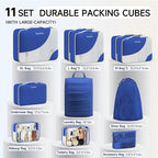 11 Set Packing Cubes for Travel, Gifts for Women Mom,Anti-Tearing Suitcase Organizer,OlarHike Vacation Essentials & Accessories for Cruise Ship