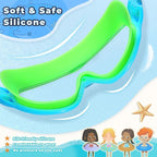 Keary 2 Pack Kids Swim Goggles for 3-15 UV Protection Anti-Fog Pool Water Swimming Goggles For Boys Girls Youth Toddler
