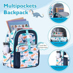 mommore Kids Backpack for Boys Girls 4-8 Kindergarten Elementary School Backpack with Lunch Box - 15” H Fit Folder