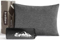 Ivellow Travel Pillow Camping Pillow for Sleeping Small Shredded Memory Foam Pillow Compressible Compact Medium Firm, Soft Breathable Cover,Supportive for Outdoor Car Backpacking Hiking Essential Gear