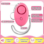 Kanayu 76 Pcs Personal Alarm Bulk 130DB Safe Sound Emergency Safety Self Defense Security Alert Keychain with Led Light Personal Protection Alarm for Women Girls Kids Elderly (Pink Color)