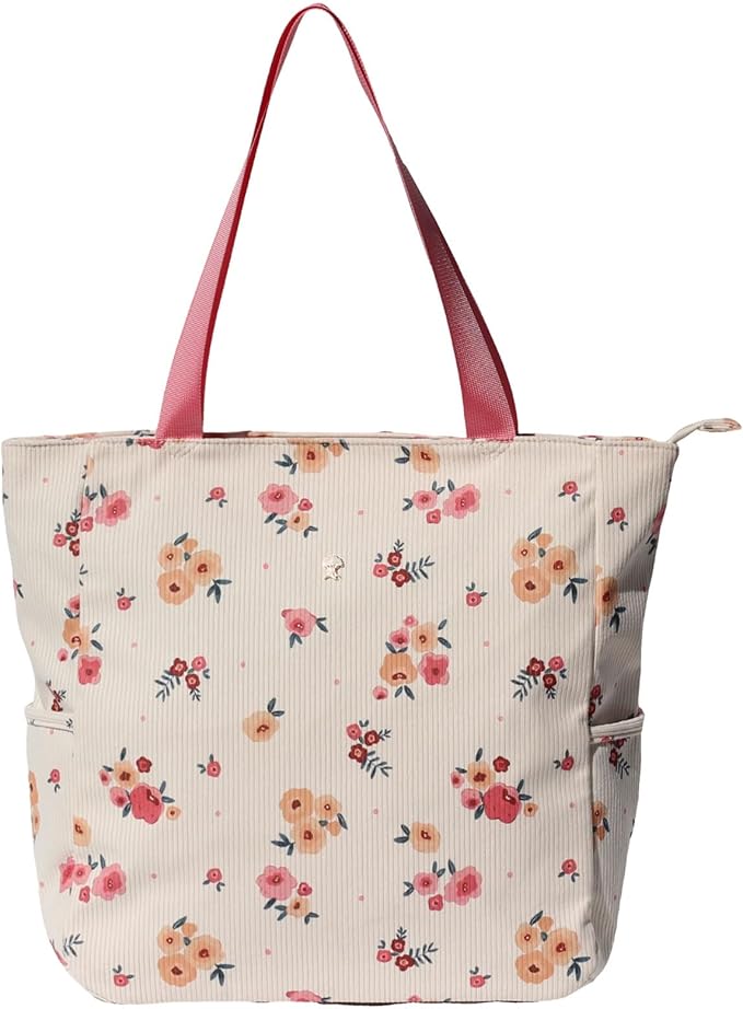 Original Floral Water Resistant Large Tote Bag Shoulder Bag for Gym Beach Travel Daily Bags Upgraded