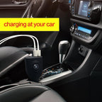 USB Car Charger,NDLBS 2-in-1 Portable Dual USB Car and Wall Charger with Foldable Plug Home for iPhone X XR XS MAX 7 8 Plus,iPad Pro Air Mini,Galaxy Note9 S9 S8 Plus,LG Google