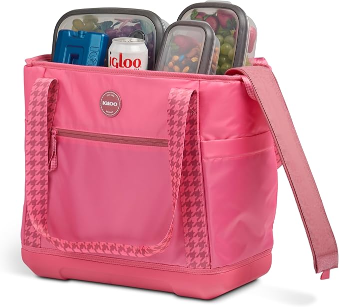 Igloo Tag Along 12-Can Satchel Cooler | Insulated Cooler Bag with Sturdy EVA Base