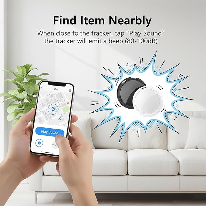 2 Pack No Subscription GPS Tracker for Vehicles Work with Find My (iOS Only) Magnetic Case Real-Time Mini Car Tracker Tag Hidden Car Locator Global Coverage Tracking Device No Monthly Fee Required