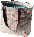 ESVAN Original Floral Tote Bag Large Shoulder Bag with Multi Pockets for Gym Travel Beach Daily Bags