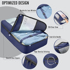 Veken 10 Set Packing Cubes for Travel Essential, Suitcase Organizer Bags in 4 Sizes, Carry-On Luggage Accessories with Large Laundry & Hanging Toiletry Bag, Must-Have for Airplane, Road Trip & Camping