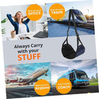 Portable Airplane Foot Hammock Comfort Footrest for Travel Office and Home Use Lightweight Hanging Foot Cushion