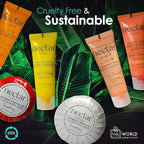 World Amenities Nectar Mini Travel Size Toiletries Bathroom Kit | Sweet Orange Blossom| Shampoo, Conditioner, Body Wash, Lotion, Two Round Cleansing Bars and Body Bar