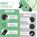 Seniny Windproof Travel Umbrella, Automatic Umbrellas for Rain, Portable & Compact Umbrellas for Backpack, Strong UV for Protection, Folding Small Sun Umbrella for Car, Walking